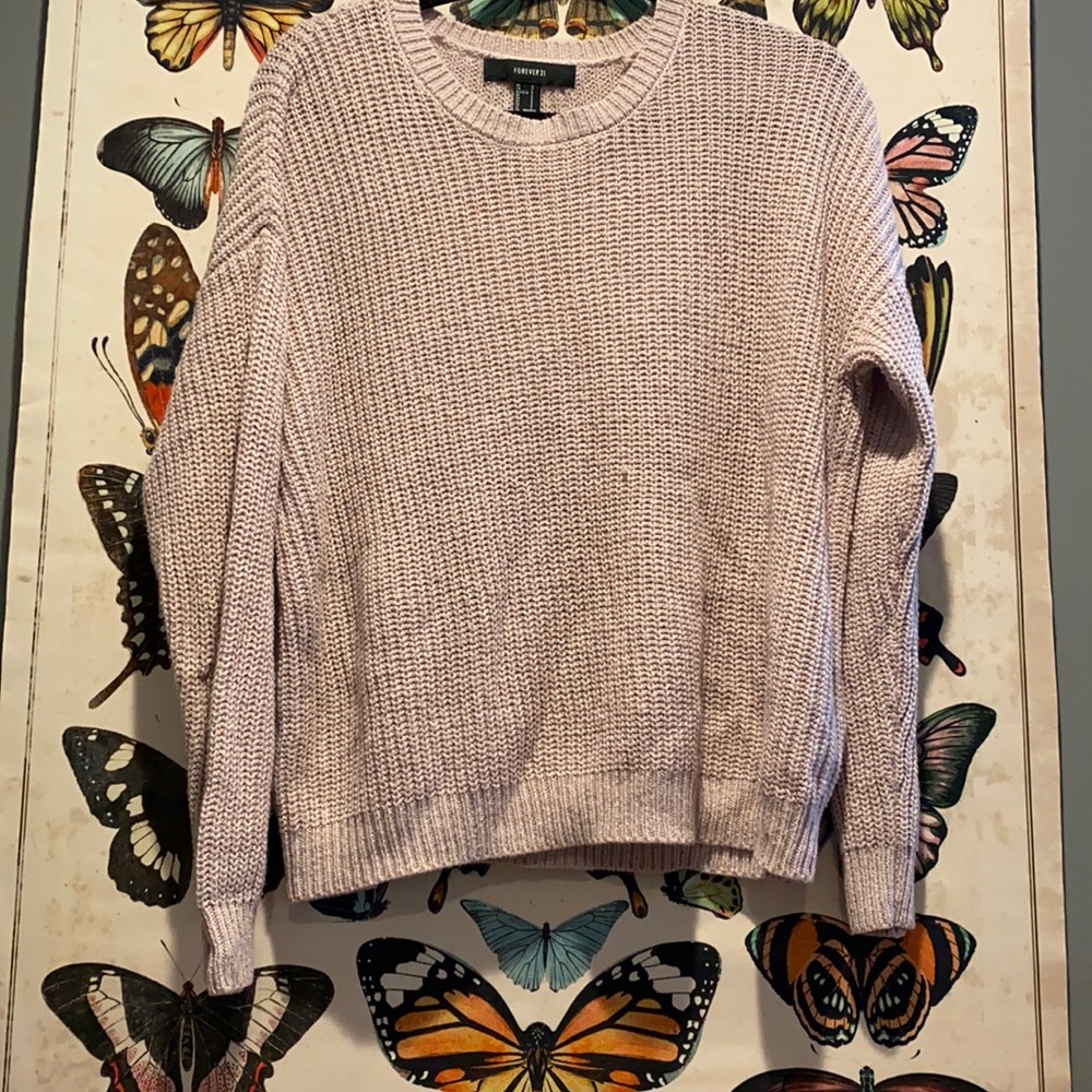 Forever 21 Lavender Knitt Sweater